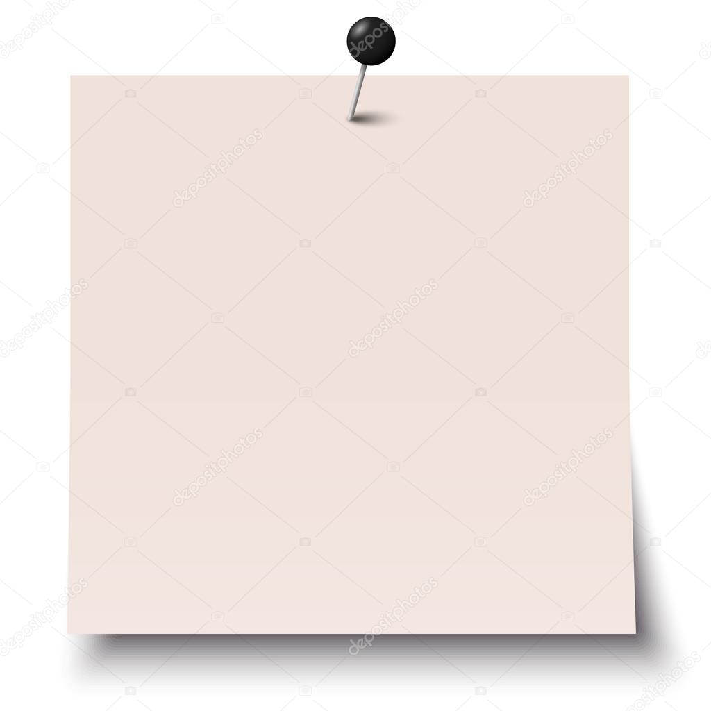 Little sticky paper brown Stock Vector by ©opicobello 83690632