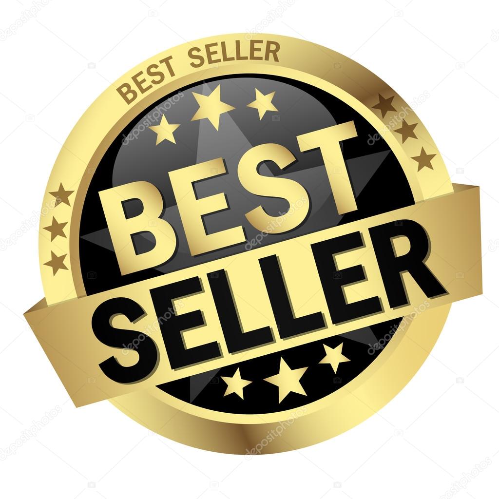 Button with Banner Best Seller Stock Vector by ©opicobello 83691886