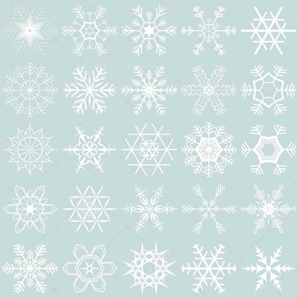 snow flakes collection