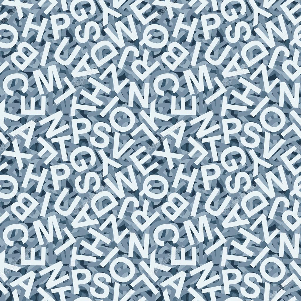 seamless letters background