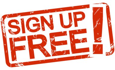 Kırmızı damga işareti kadar ücretsiz!