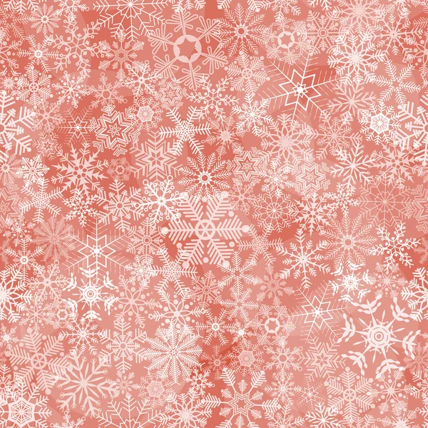 Бесшовный абстрактный фон снежинки — стоковый вектор