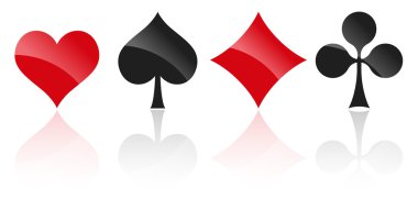 playing cards symbols clipart