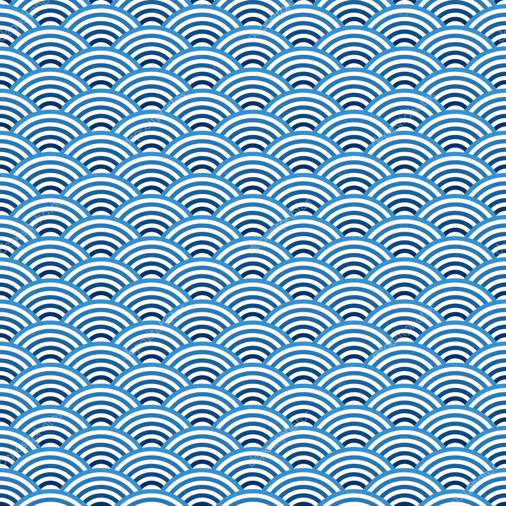 colored waves background