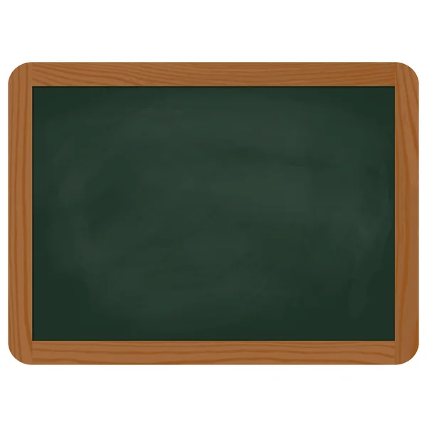 Chalk board with wooden frame — Stock Vector