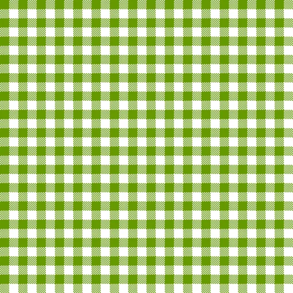 Green checkered background — Stock Vector