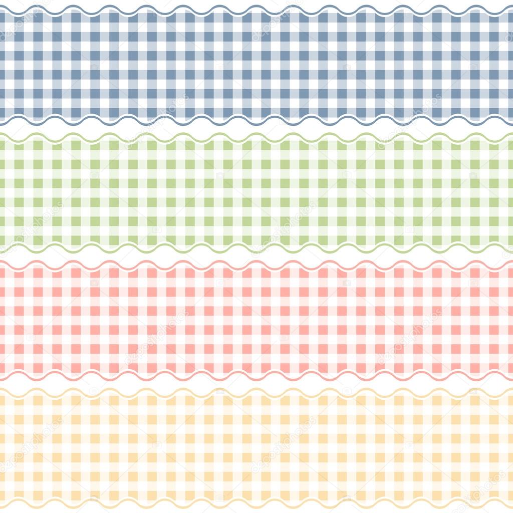 seamless checkered banners