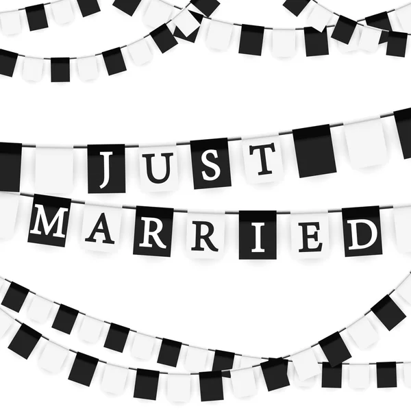 Guirnaldas para el matrimonio — Archivo Imágenes Vectoriales