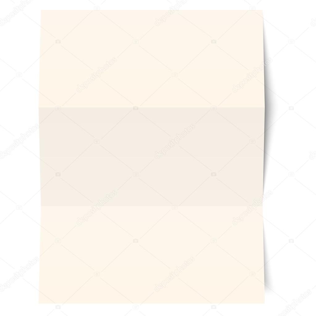 Empty sheet of paper