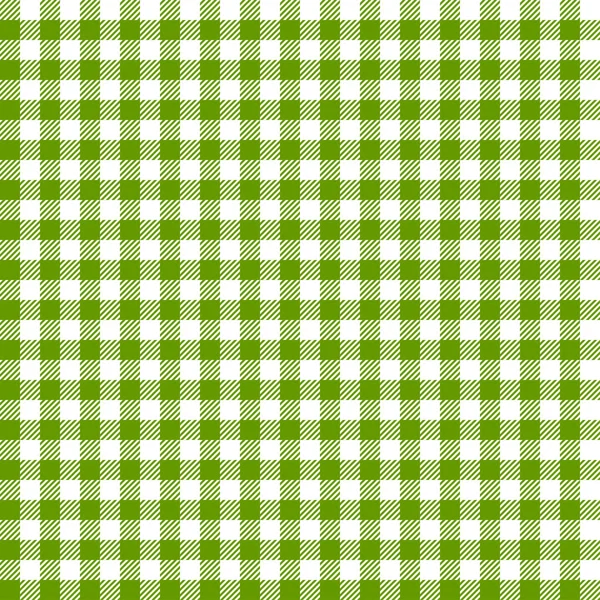 Green checkered background — Stock Vector