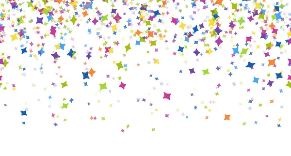 Seamless confetti party background — Stock Vector