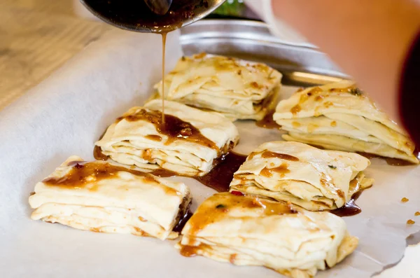 Hazırlık baklava, kek, hamur işleri