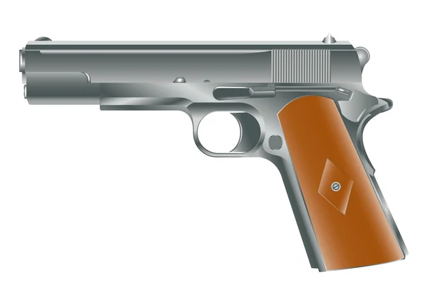 Isolierte persönliche Pistole Handfeuerwaffe — Stockfoto