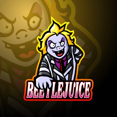Böcek suyu esport logosu maskot tasarımı