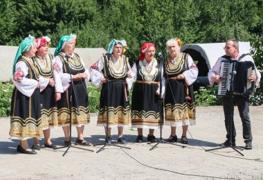 Gorna banya, Sofya, Bulgaristan - 08. 01 numara. 2021: 56. Geleneksel Fuar Lyulin Dağı
