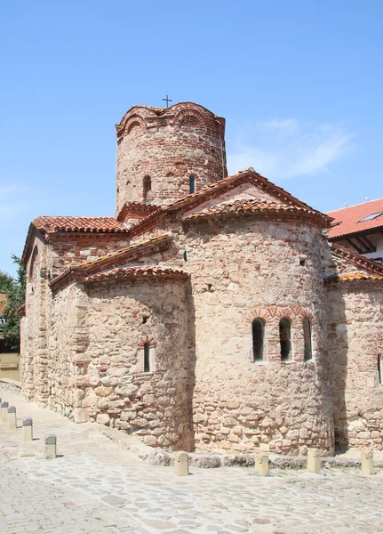 Prachtige Oude Stad Van Nessebar Bulgarije Algemeen Uitzicht — Stockfoto