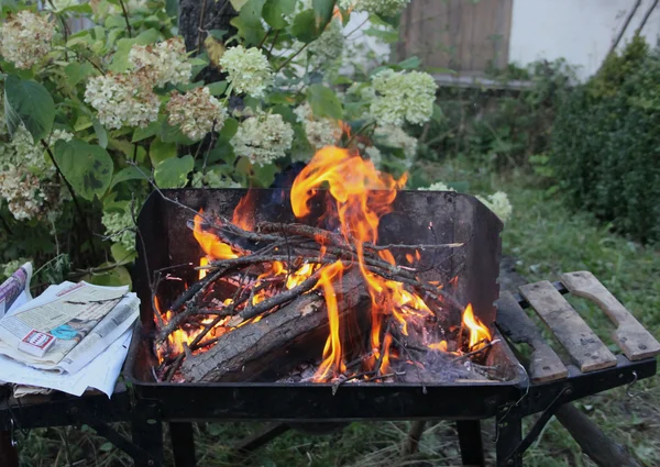 Rusty barbecue — Stock Photo, Image