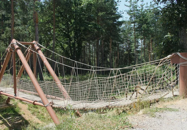 Ponte di corda — Foto Stock