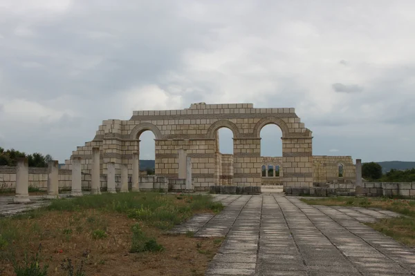 A antiga capital búlgara Pliska — Fotografia de Stock