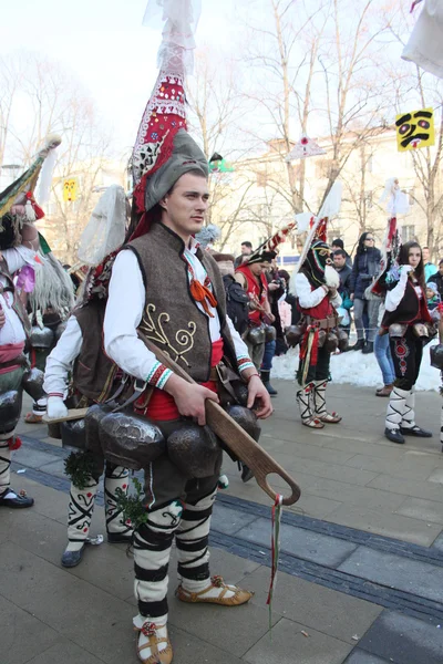 25. Międzynarodowy Festiwal maskarada gry Surva, Pernik, 2016 — Zdjęcie stockowe