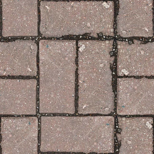 ゲーム開発や設計のための壊れた舗装石のシームレスな写真テクスチャ — ストック写真