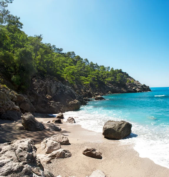 Verão natureza paisagem de mar e praia — Fotografia de Stock