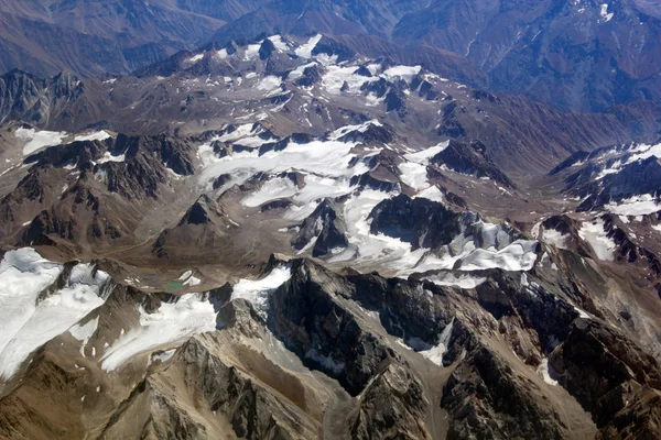 Kuşbakışı, Orta Asya ridge — Stok fotoğraf