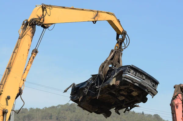 Carro esmagamento — Fotografia de Stock