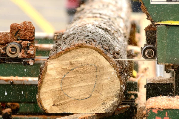 Portable Sawmill Royalty Free Stock Images