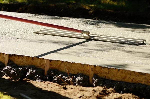 Calçada de concreto — Fotografia de Stock