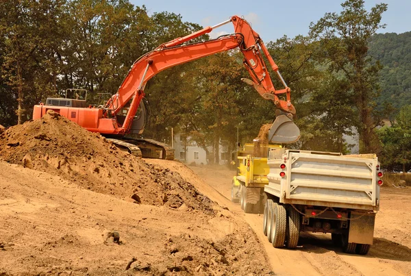 Carga de descarga — Foto de Stock