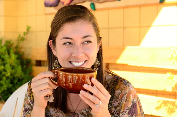 Drinking Tea — Stock Photo, Image