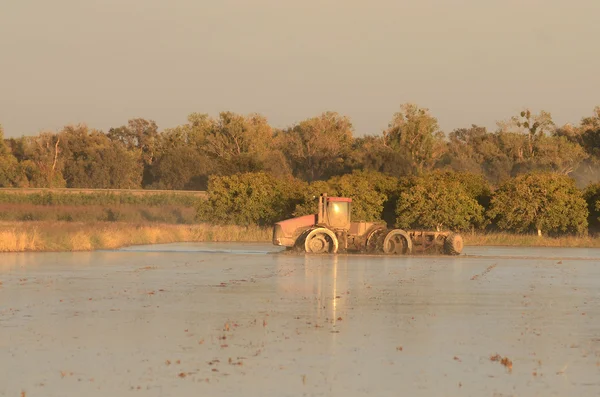 Flood Tractor — Stock Photo, Image