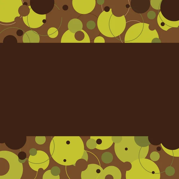 Brown Graphic Background With Space. — Stock Vector