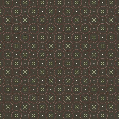 Dikişsiz Vintage grafik desen vektör çizim.