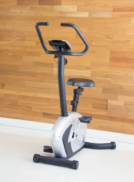 Exercise Bike In Gym Equipment. — Stock Photo, Image