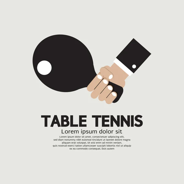 Illustration vectorielle de sport d'intérieur de tennis de table — Image vectorielle