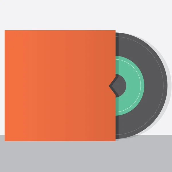 Vinilo con sobre Estilo Vintage Vector Ilustración — Vector de stock