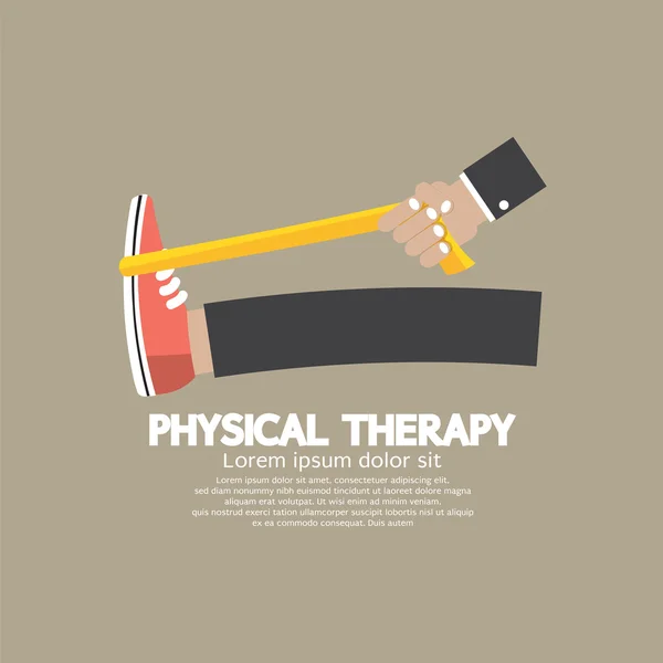 Physical Therapy Vector Illustration — Stock Vector