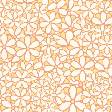 çiçek desen arka plan vektör çizim