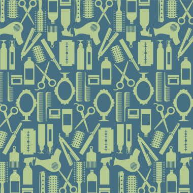 saç şifoniyer arka plan vektör çizim 