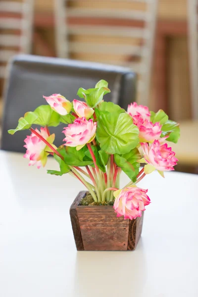 Konstgjorda rosa lotus. — Stockfoto