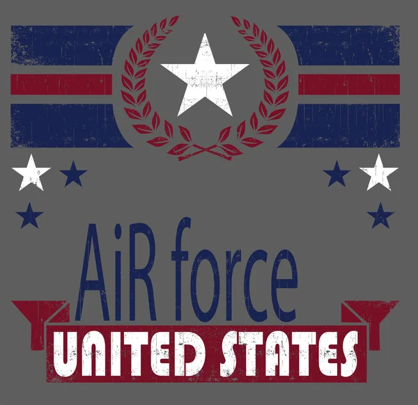 Aeronautica militare Stati Uniti — Vettoriale Stock