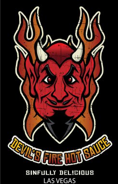 Yangında Şeytan yüz 