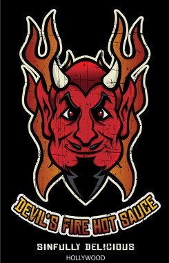 Yangında Şeytan yüz 