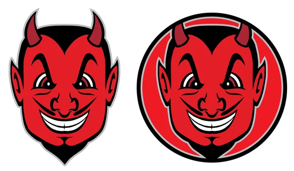 Devil guys logos — Stock Vector