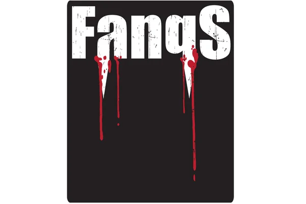 Fangs — Stock Vector