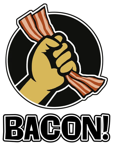 Bacon power — Stock Vector