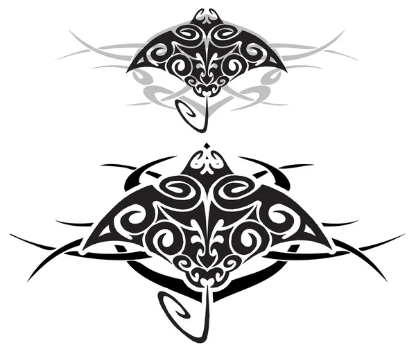 Stingray tribale — Image vectorielle