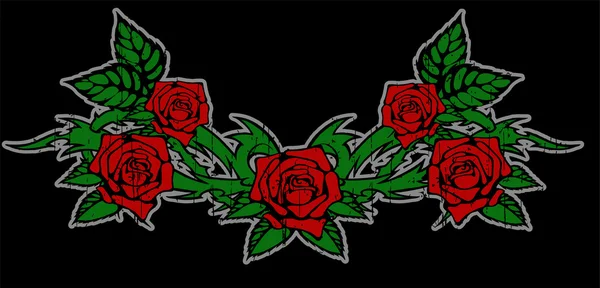 Czerwone róże — Wektor stockowy